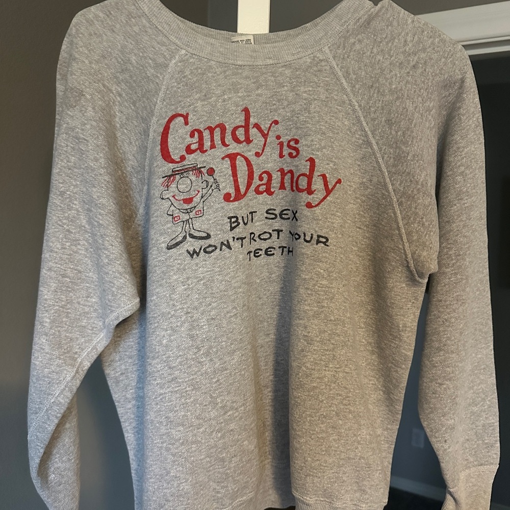 Vintage Gray Crewneck Sweater - mens XS or woman’s Small
